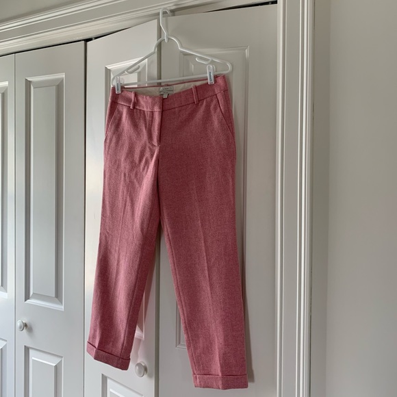 EUC! J.Crew Wool Herringbone Cafe Capri Pant